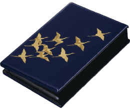 小さな森の家 千羽鶴 花紺