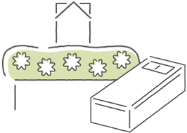 小さな森の家葬儀・葬式・家族葬が税込10.45万円からできる小さな森の家 喪主・遺族が行うことイメージ
