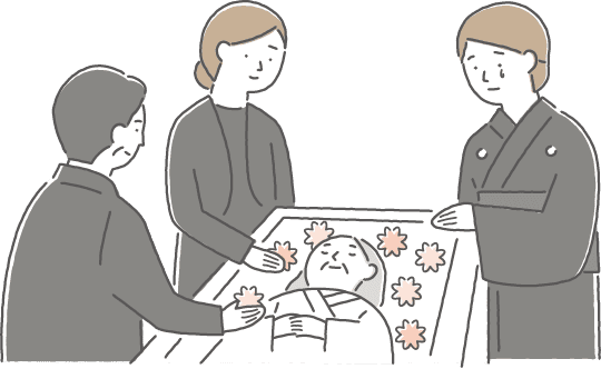 松戸で葬儀・葬式・家族葬が税込10.45万円からできる小さな森の家 葬儀・告別式のイメージ