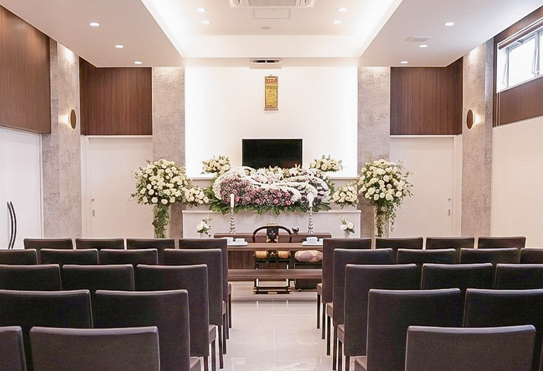 広島で葬儀・葬式・家族葬をお探しならあおばメモリアル 古市会館の式場ギャラリー