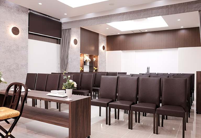 広島で葬儀・葬式・家族葬をお探しならあおばメモリアル 古市会館の式場ギャラリー