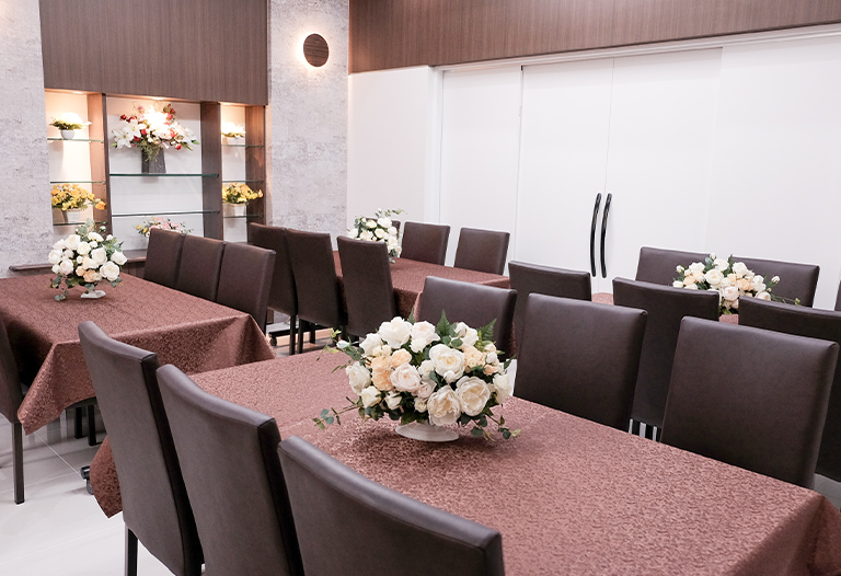 広島で葬儀・葬式・家族葬をお探しならあおばメモリアル 古市会館の式場ギャラリー