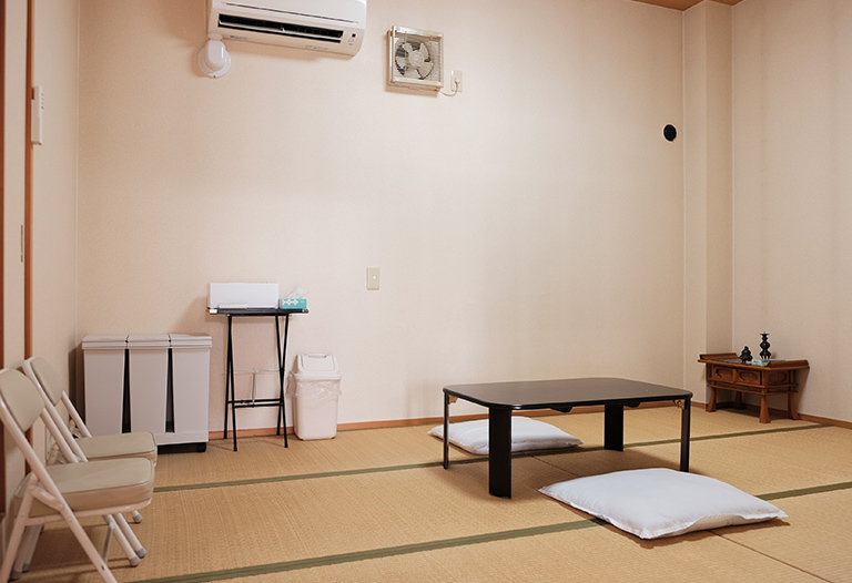 広島で葬儀・葬式・家族葬をお探しならあおばメモリアル 上安会館の式場ギャラリー