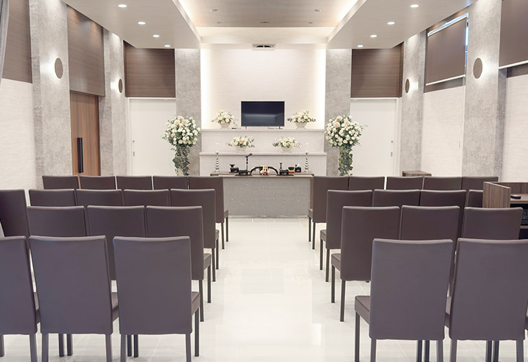 香川･岡山･愛媛で葬儀・葬式・家族葬 オールストーン・カナクラ 福吉ホールの式場ギャラリー