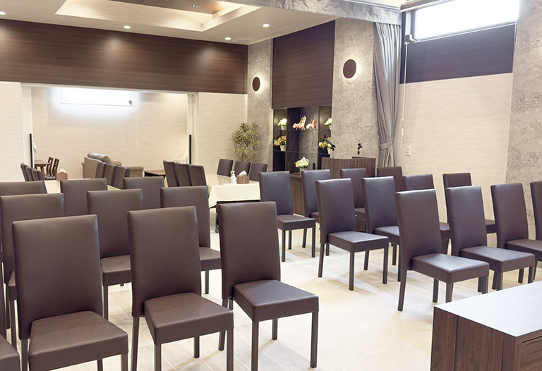 香川･岡山･愛媛で葬儀・葬式・家族葬 オールストーン・カナクラ 福吉ホールの式場ギャラリー