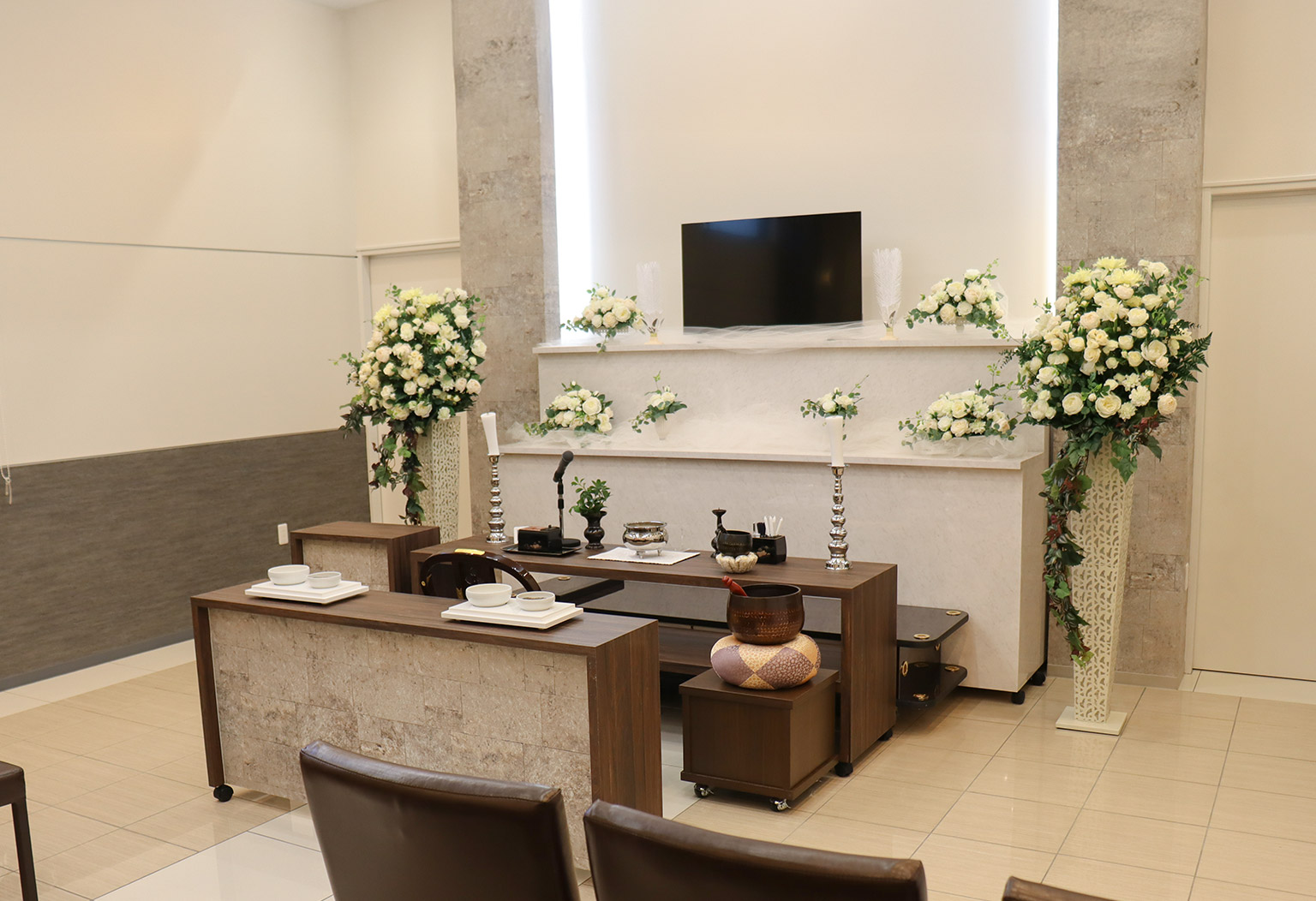 香西ホールの式場ギャラリー