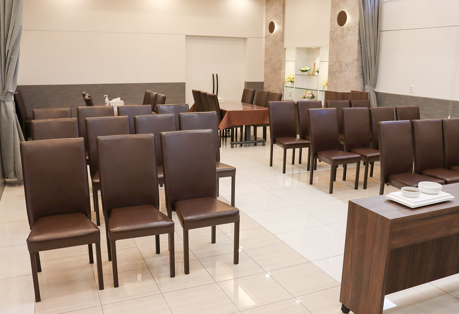 香西ホールの式場ギャラリー