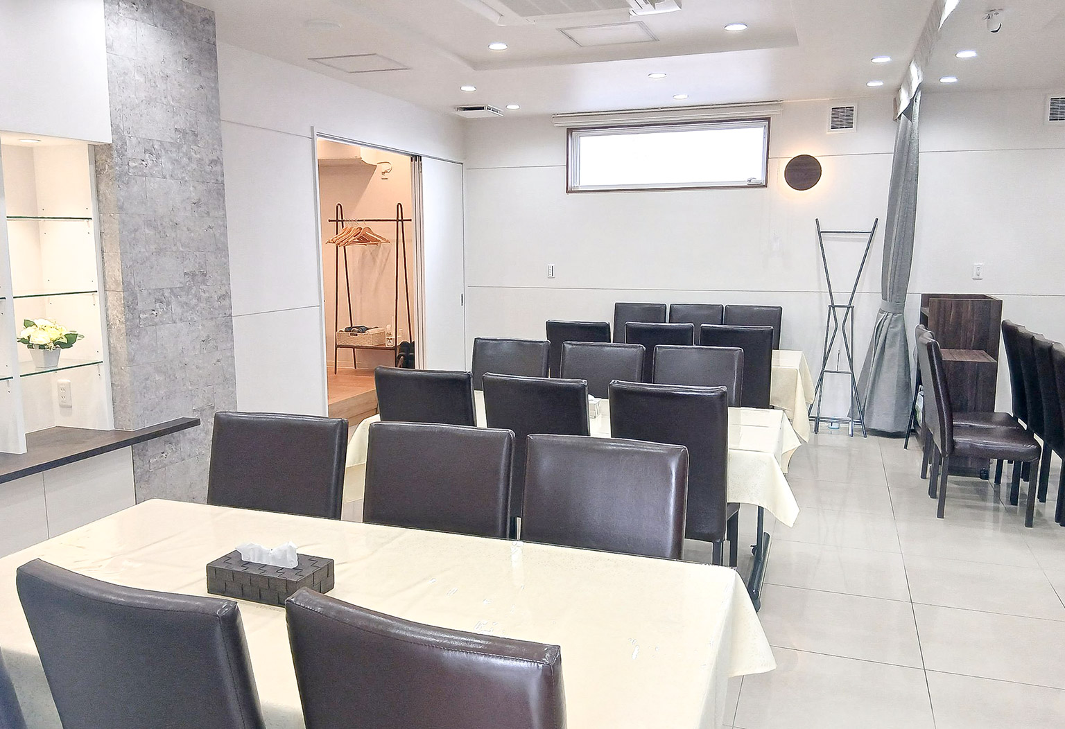 山越ホールの式場ギャラリー