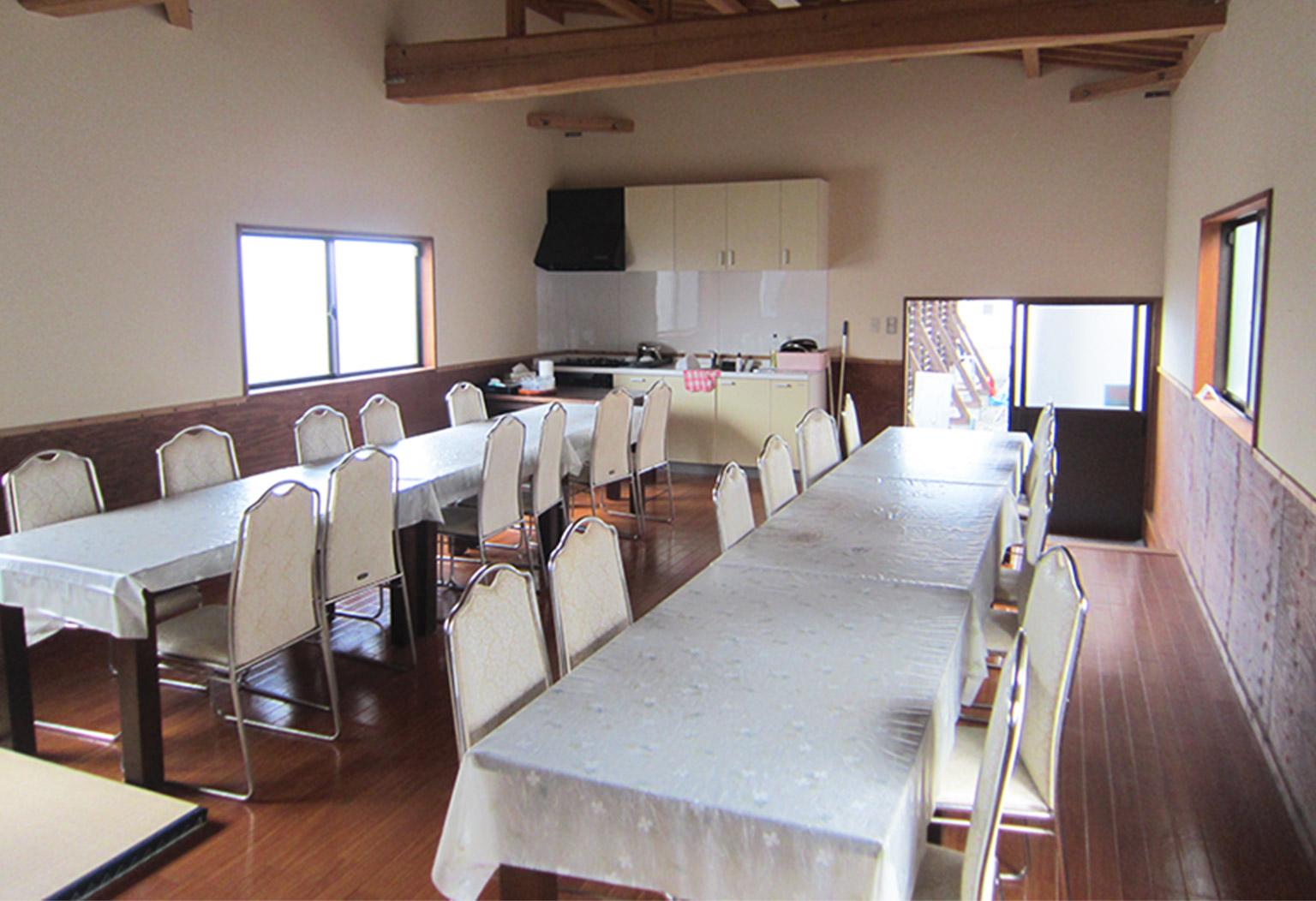 吉野川ホールの式場ギャラリー