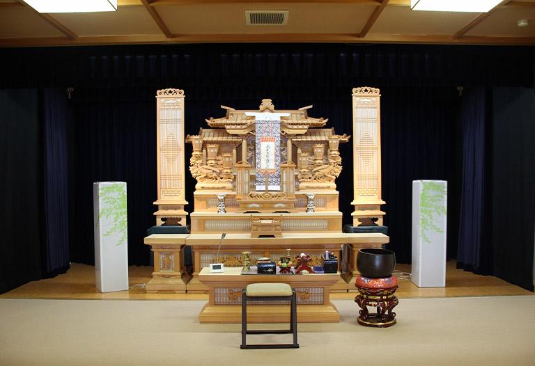 大阪で葬儀・葬式・家族葬をお探しなら家族葬 メモリーハウス 岩出中央の式場ギャラリー