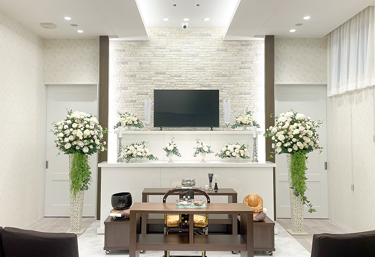 大阪で葬儀・葬式・家族葬をお探しなら家族葬 メモリーハウス 尼崎武庫之荘の式場ギャラリー