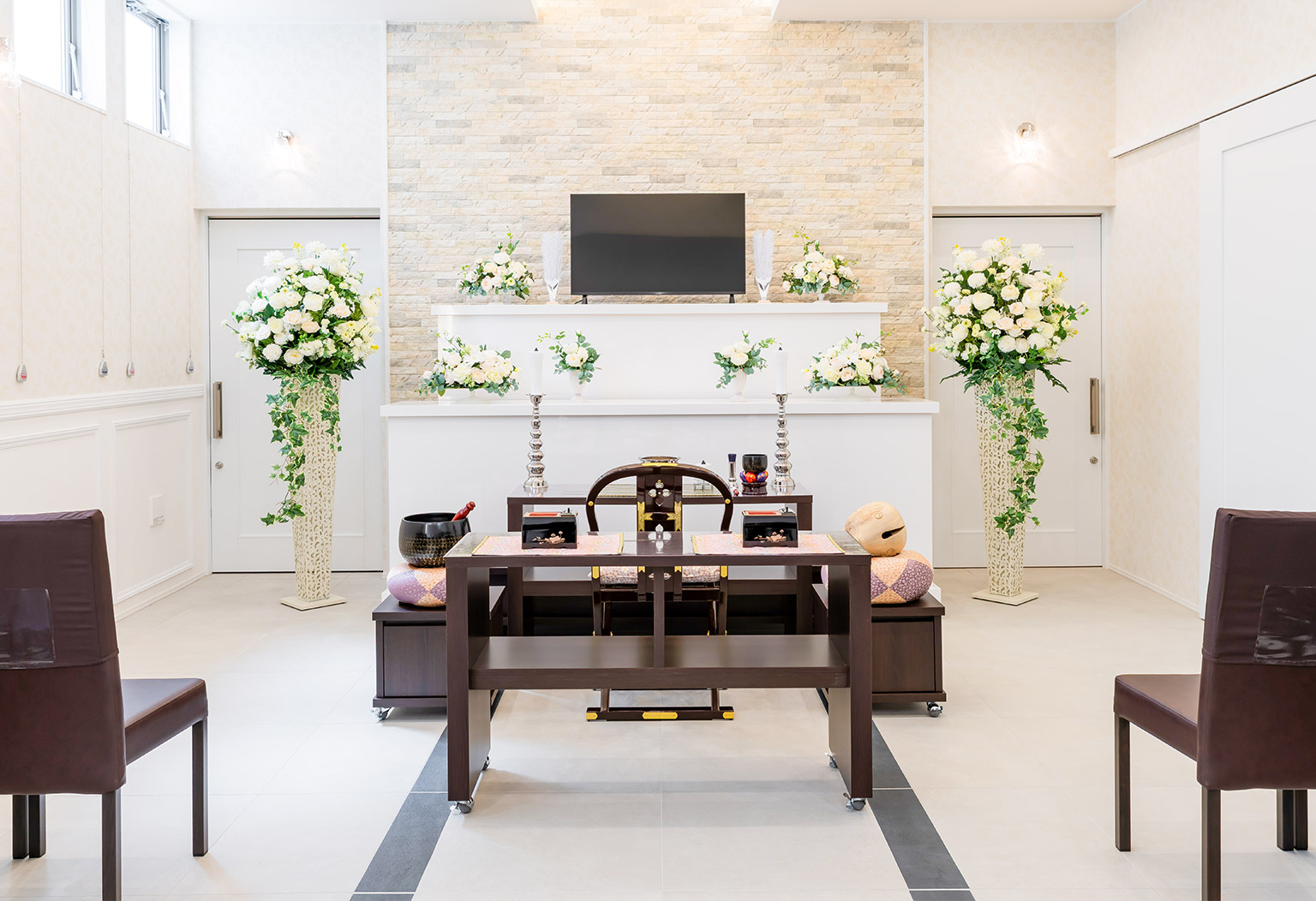 平塚八幡ホールの式場ギャラリー