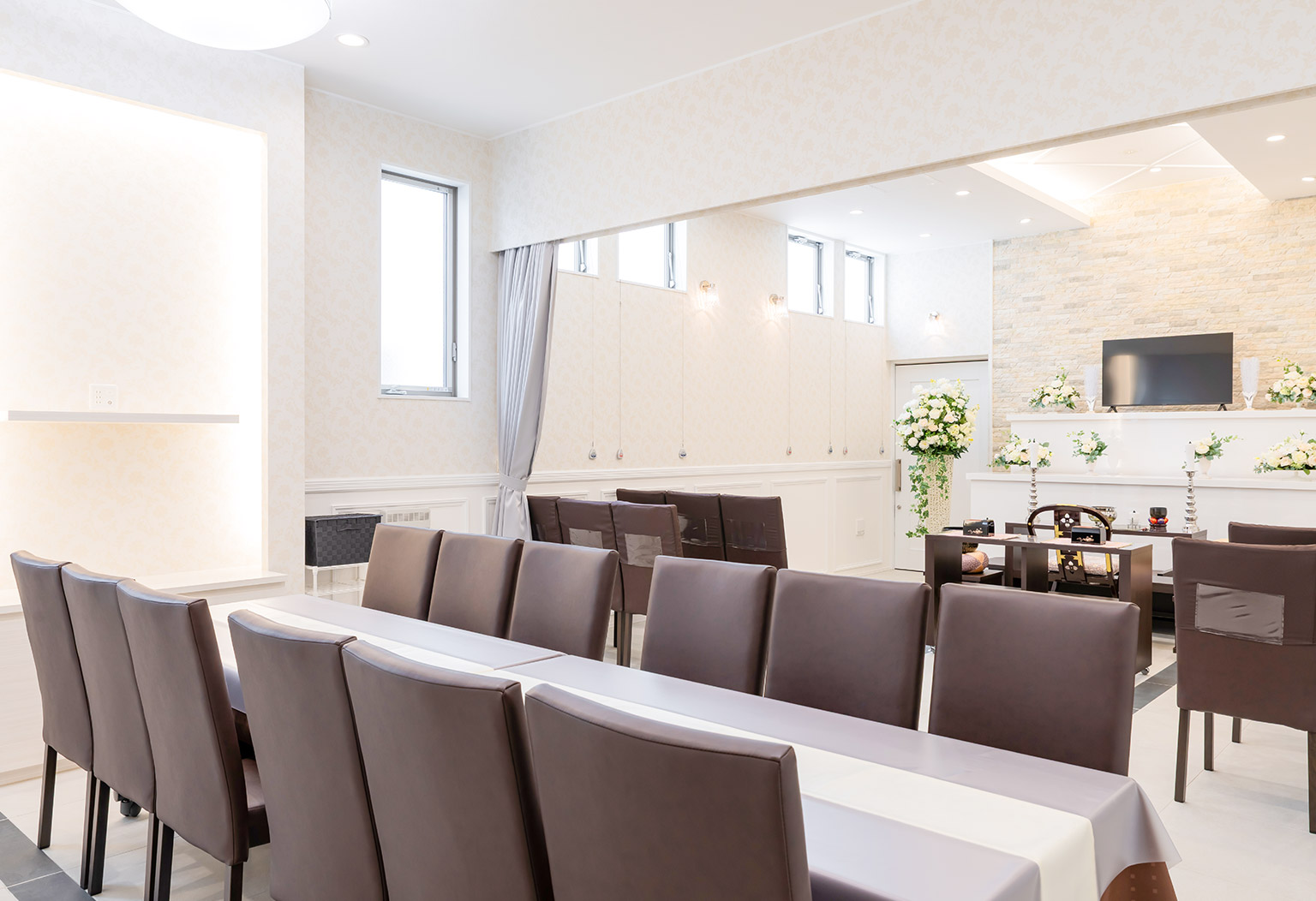 平塚八幡ホールの式場ギャラリー