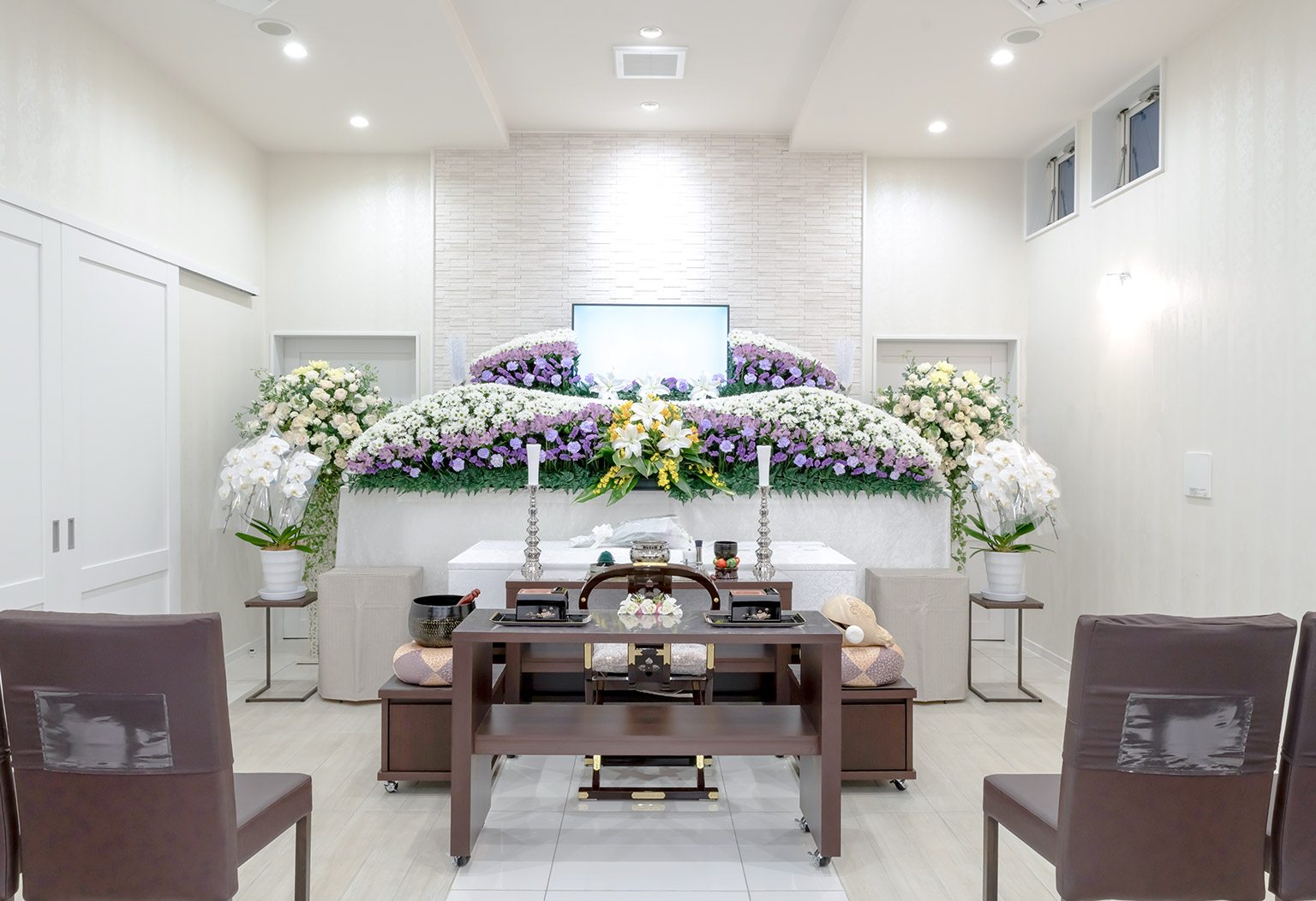 市川鬼高ホールの式場ギャラリー