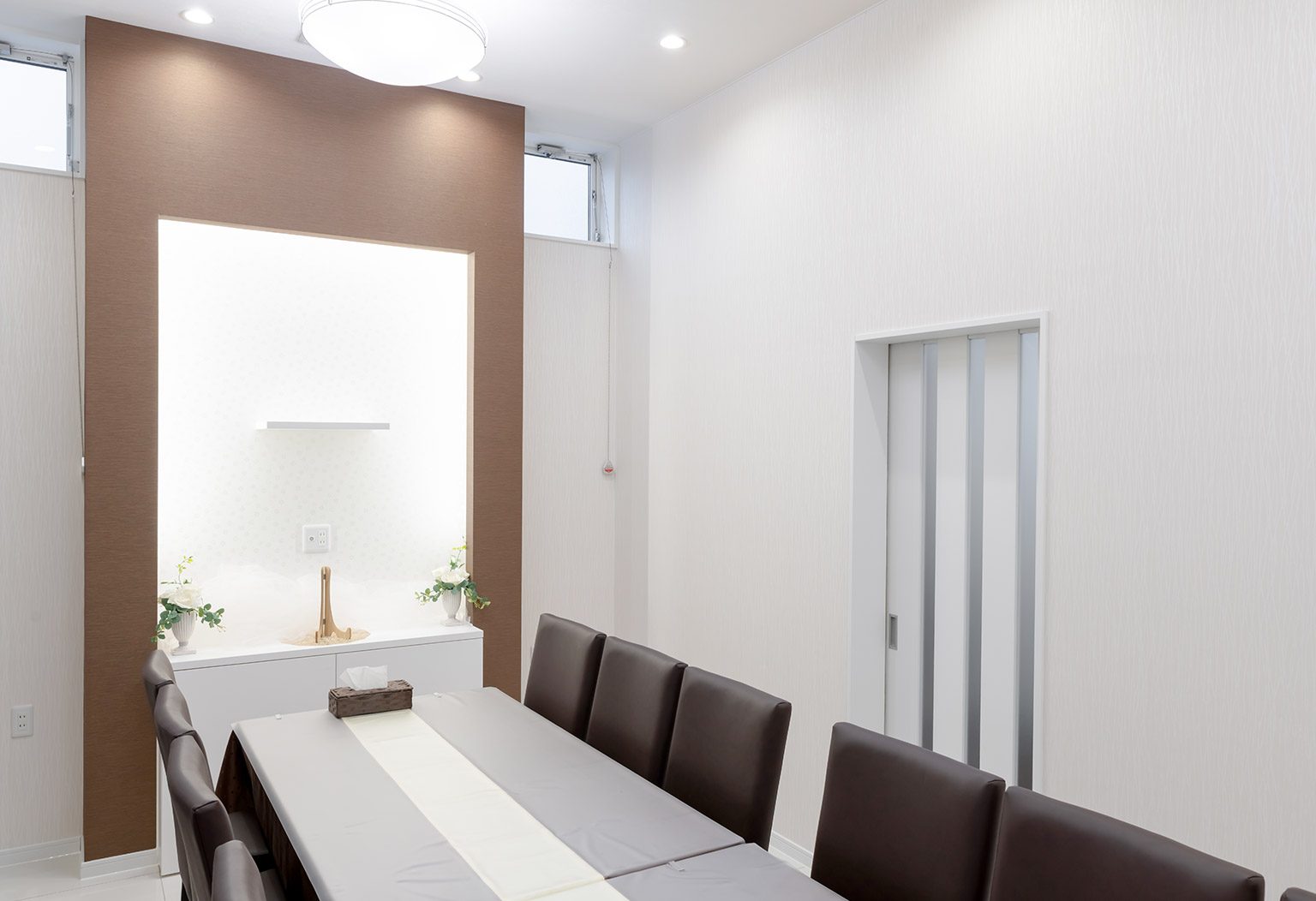 市川鬼高ホールの式場ギャラリー