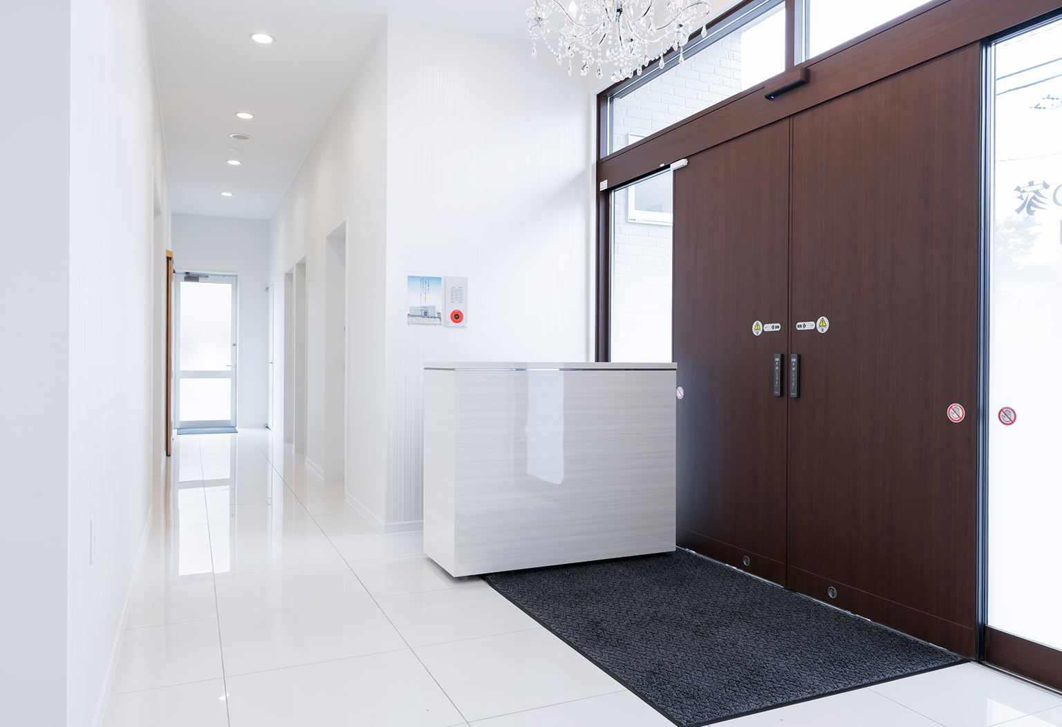 市川大洲ホールの式場ギャラリー