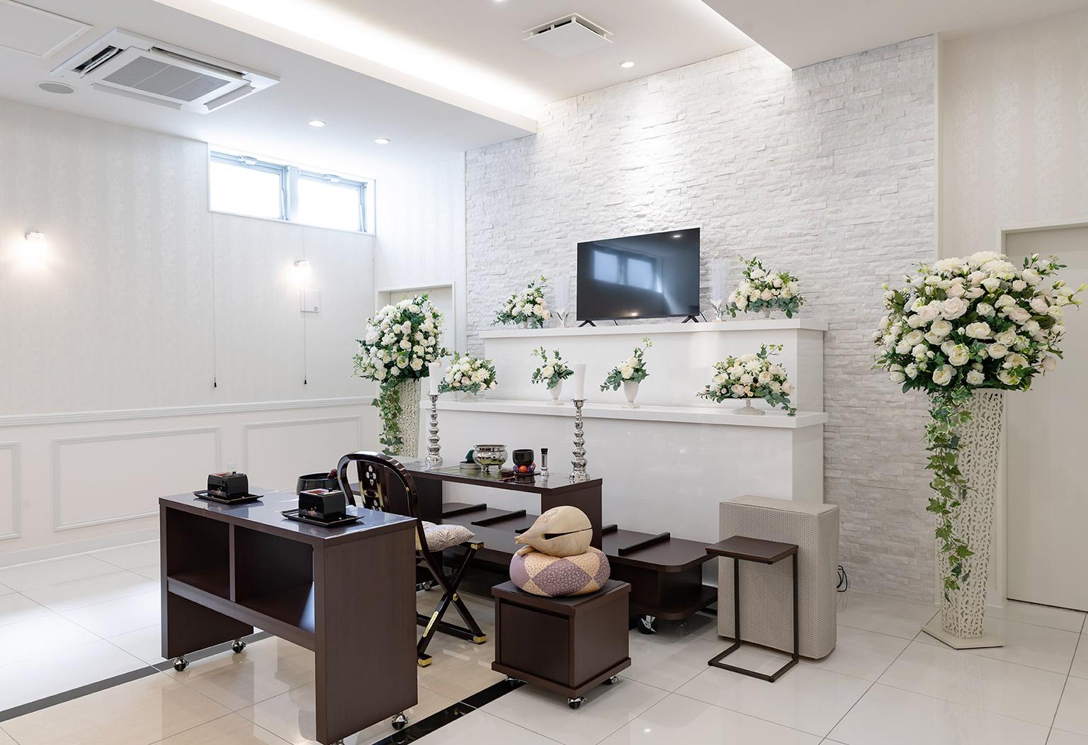 千葉おゆみ野ホールの式場ギャラリー