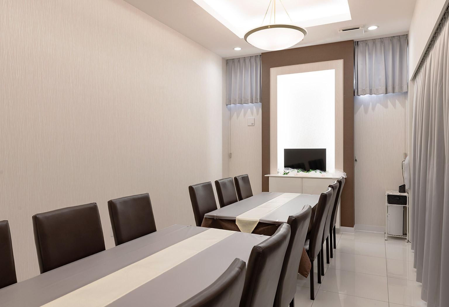 千葉おゆみ野ホールの式場ギャラリー