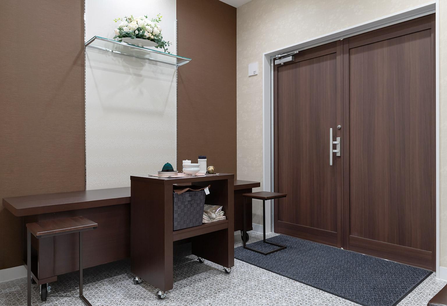 千葉おゆみ野ホールの式場ギャラリー