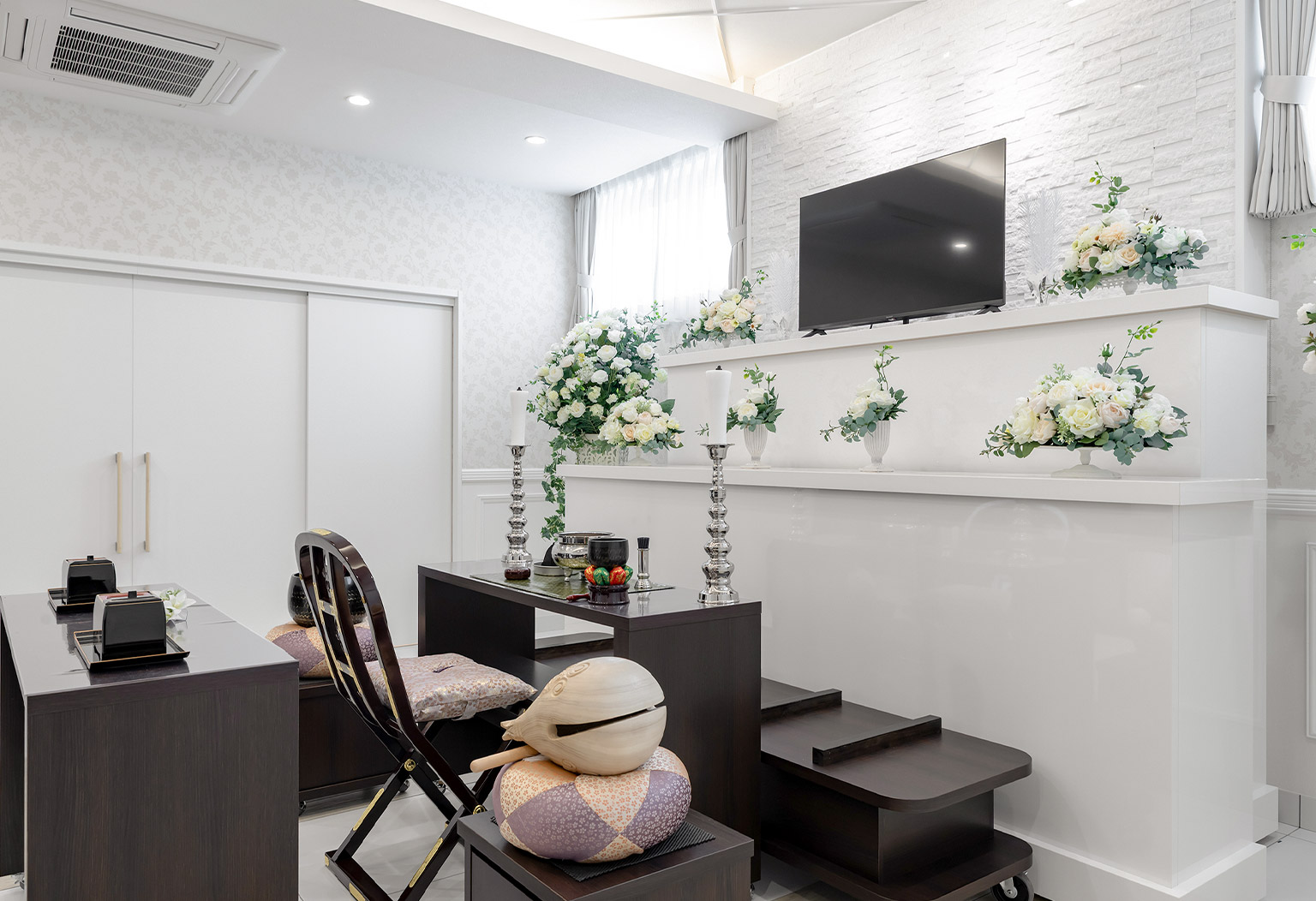 草加八幡ホールの式場ギャラリー