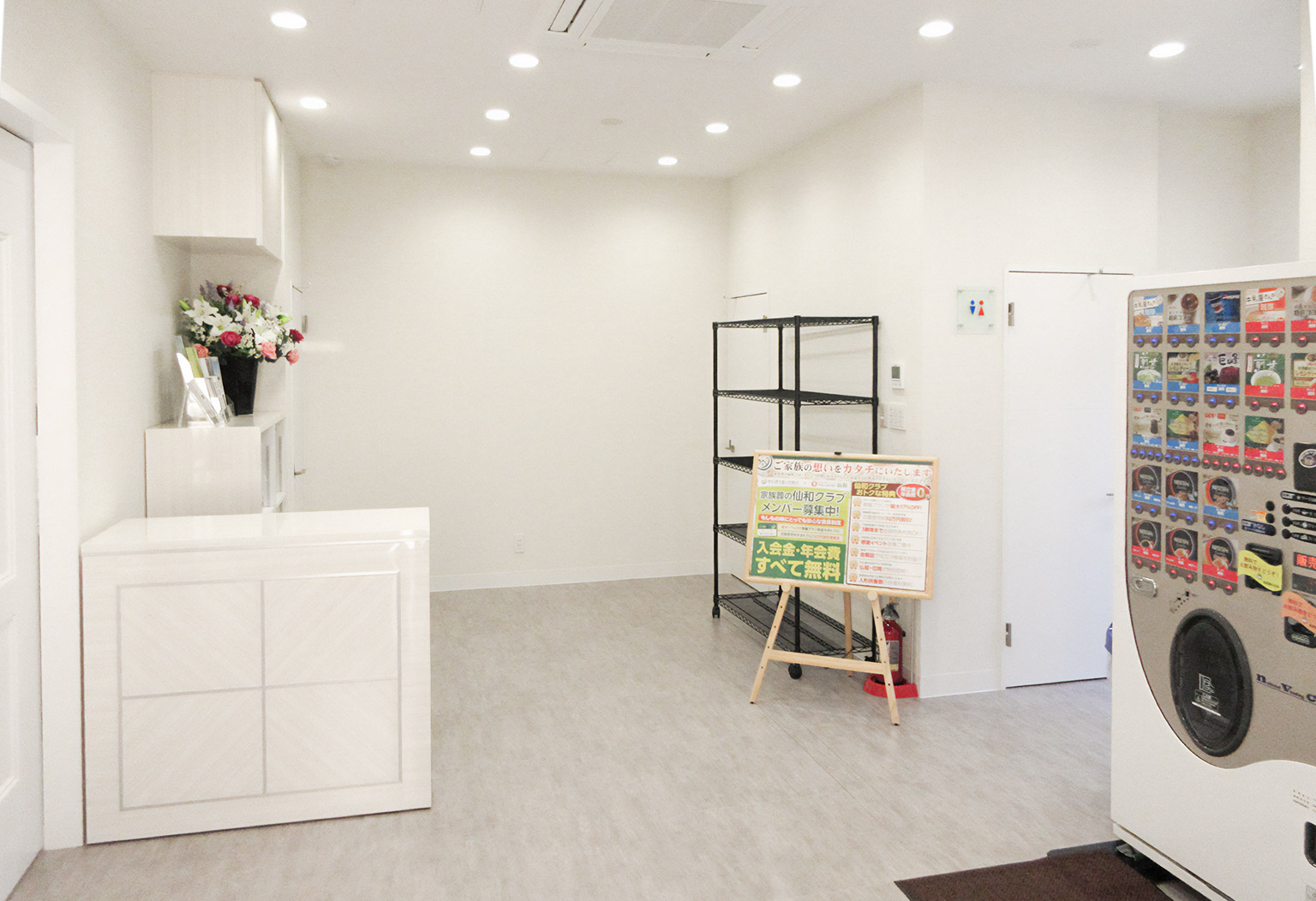 仙台荒井ホールの式場ギャラリー