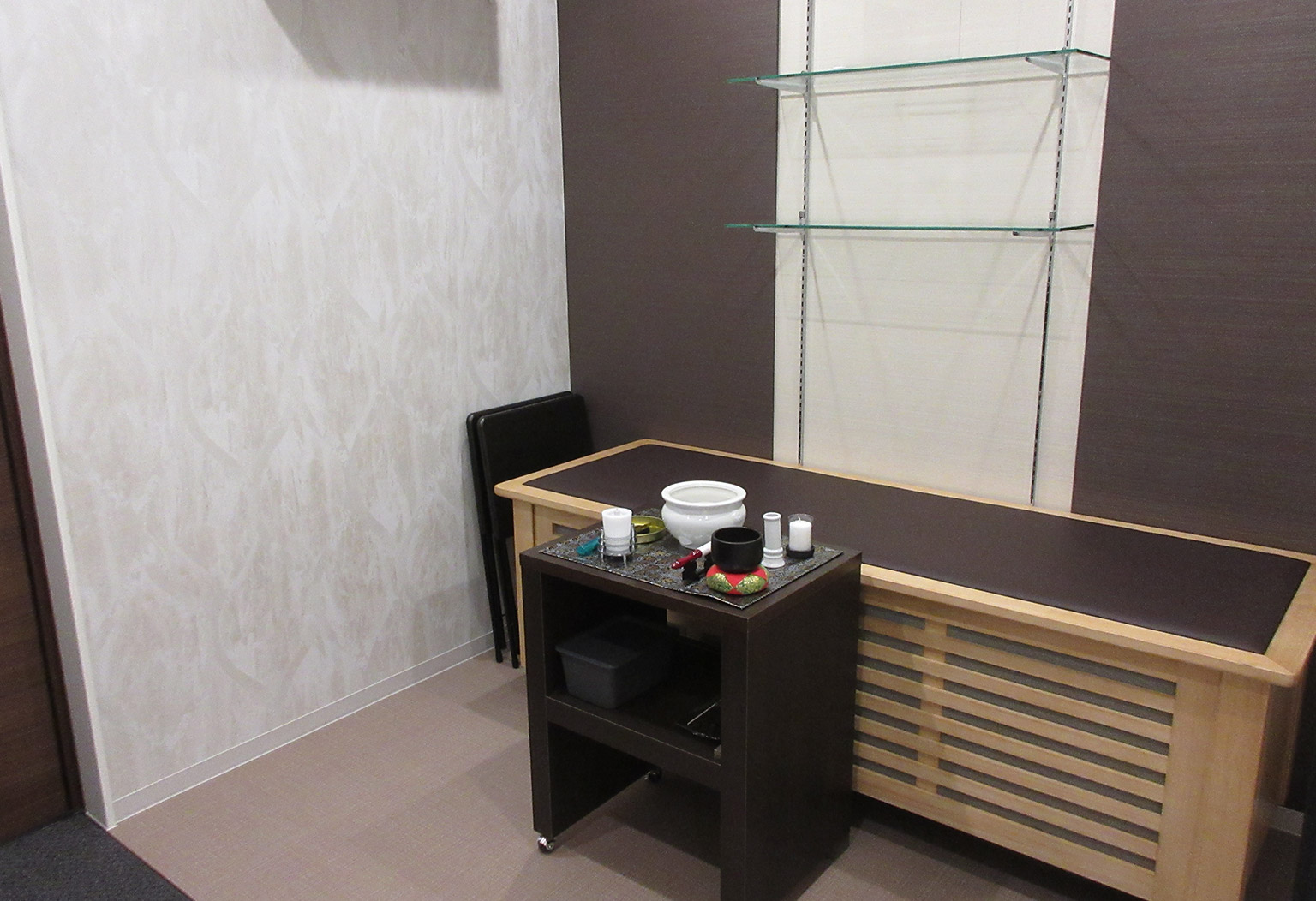 仙台市名坂ホールの式場ギャラリー