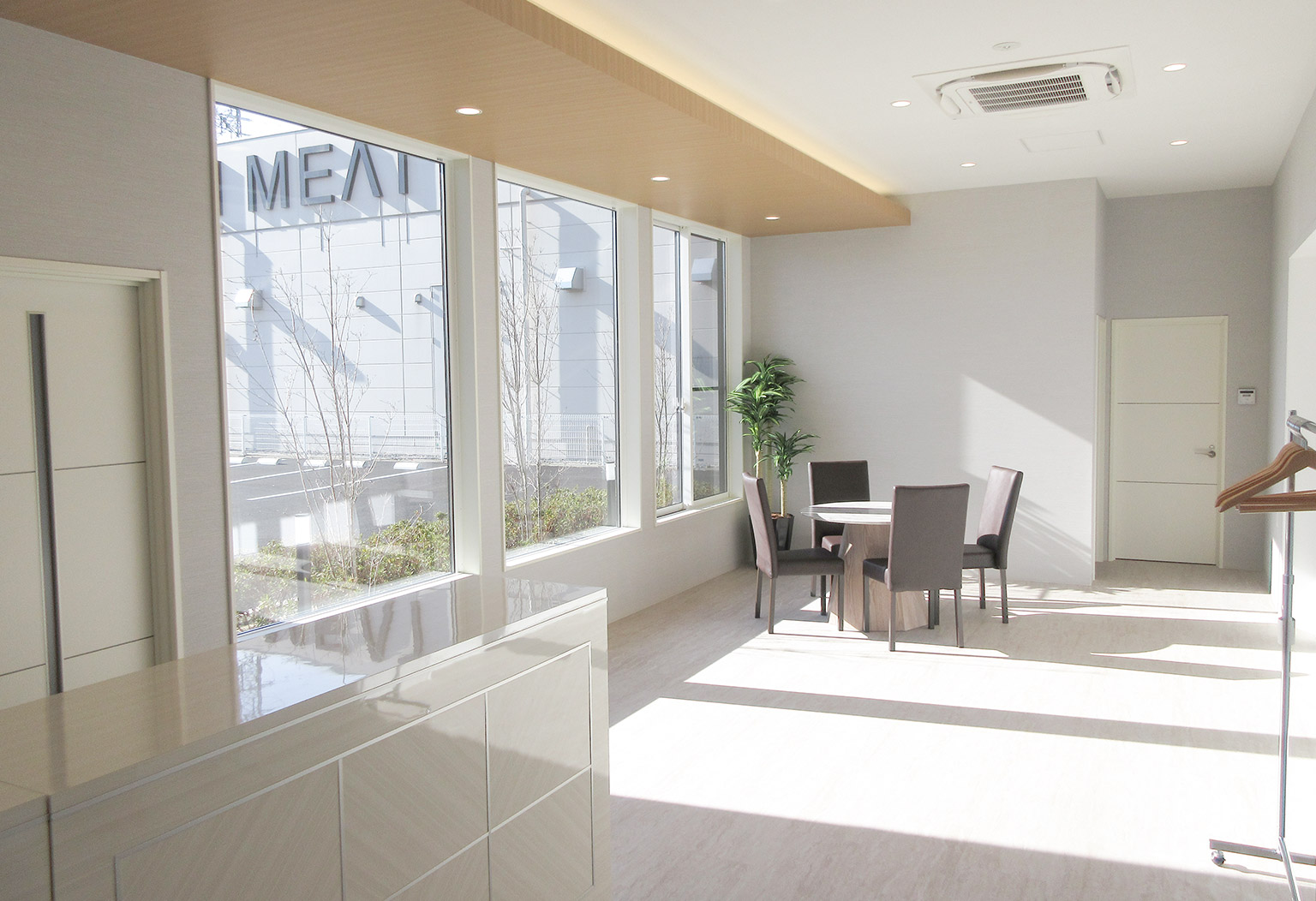 仙台市名坂ホールの式場ギャラリー