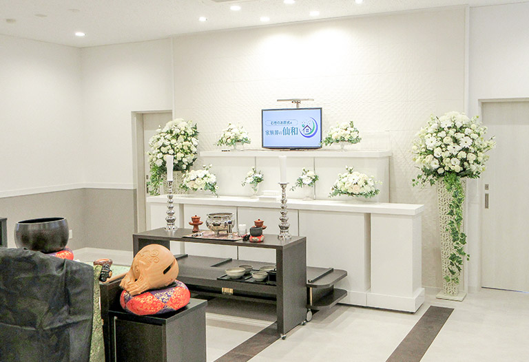 石巻 清水町ホールの外観