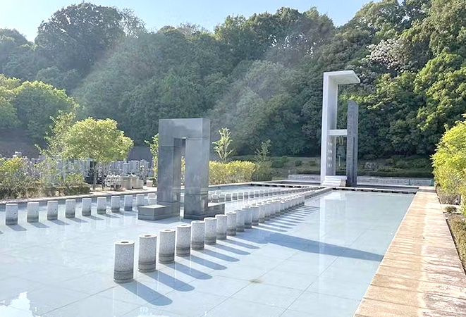 広島市で葬儀・葬式ができる公営斎場 古江中央霊園ホールの外観