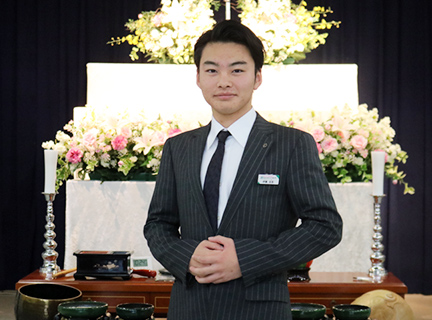 仙台市で葬儀・葬式が税込10.45万円からできる家族葬の仙和 スタッフイメージ画像